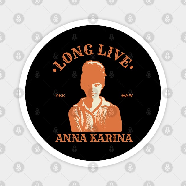 Anna karina^^^70s Vintage Magnet by TempeGorengs